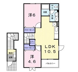 ミニョンパンセの物件間取画像